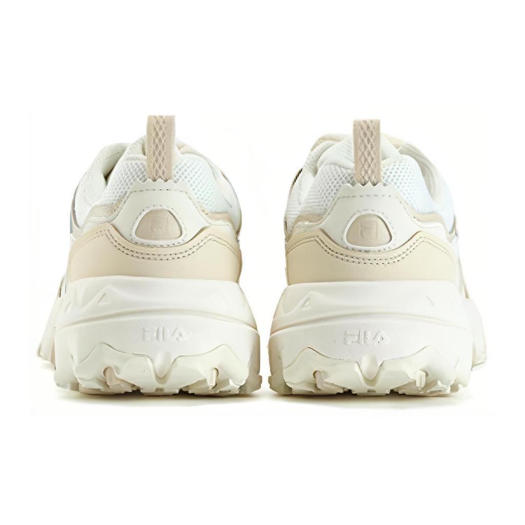 Fila Oakmont 3 Fabric Synthetic Leather Tpu Comfortable Versatile Low-Top Casual Shoes Women Sneaker Beige F12W332105FWA