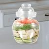 1Pcs Fermentation Jar Household Kitchen Pickle Jar Glass Transparent Storage Container Sealed Food Can Practical Storage Tank