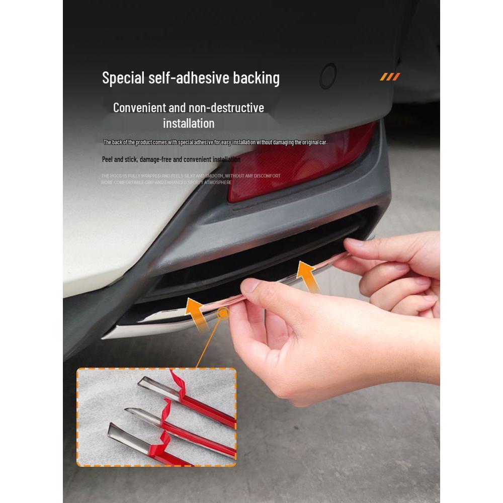 Toyota Avalon Rear Bumper Exhaust Stainless Steel Decorative Strip 2019-2025