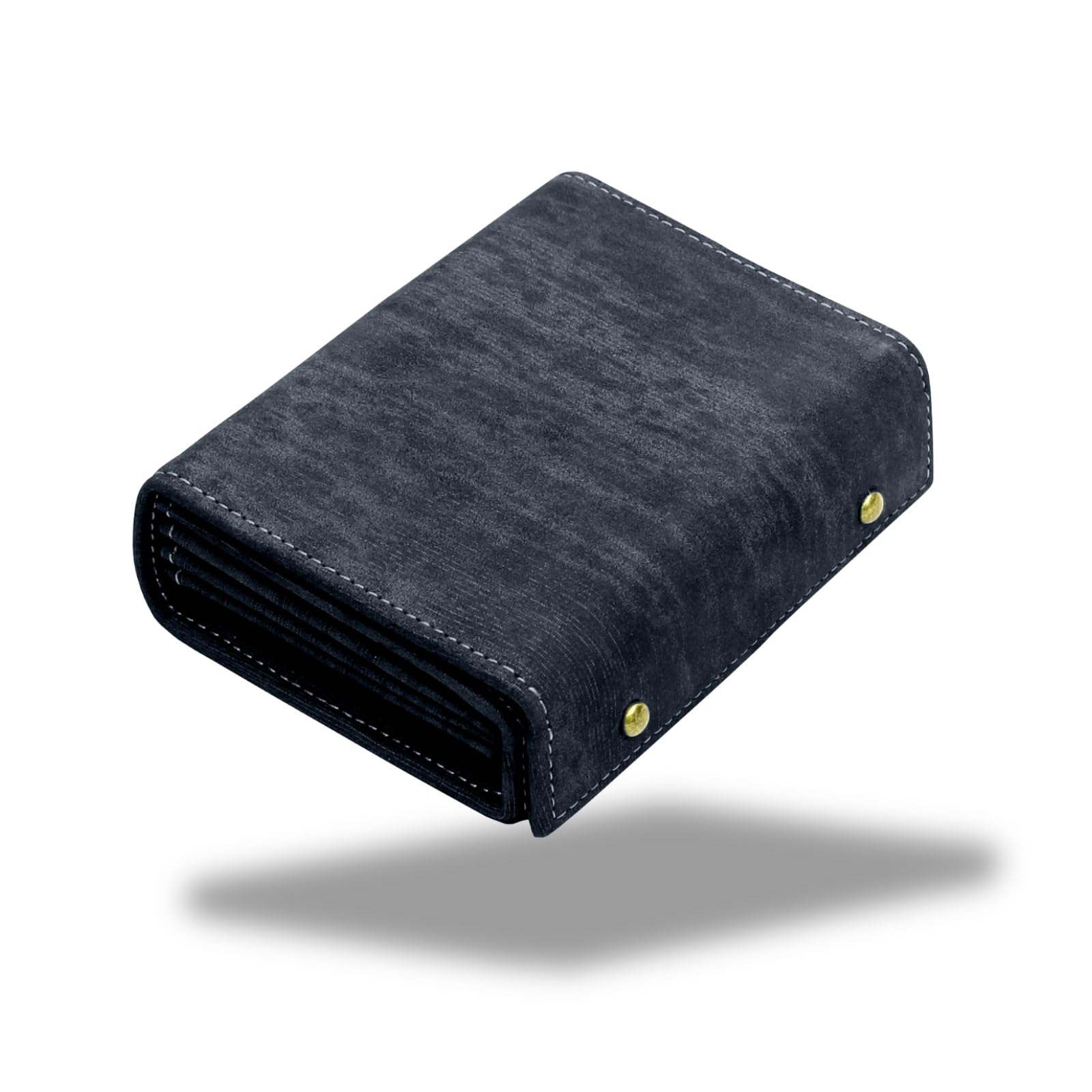 

Двойной подлинный, сделанный из загорелого итальянского японского большого размера для монет, мини, маленького, популярного бесплатного имени, много купюр, не будет темно-синего цвета [Folieno] мужской кошелек,