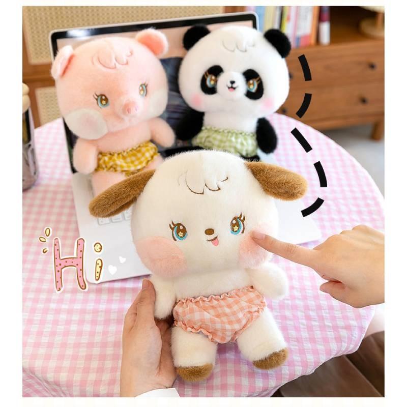 Adorable Soft Panda Pig Dog Plush Toy For Home Decor Cozy Collection 75cm
