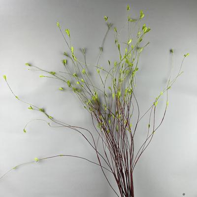 130cm Artificial Willow Branch Handmade Lifelike Simulated Green Leaf Plants Plastic Willow Leaf Vine Outdoor Indoor Decor