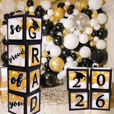 2026 Graduation Kindergarten Photo Background & Balloon Box