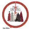 Creative Cartoon Print Christmas Tree Skirt - Festive Home & Party Decoration