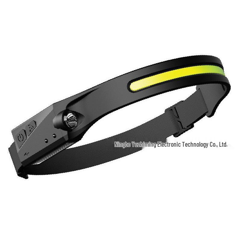 Rechargeable Silicone LED Smart Sensor Headlamp for Night Fishing and Running