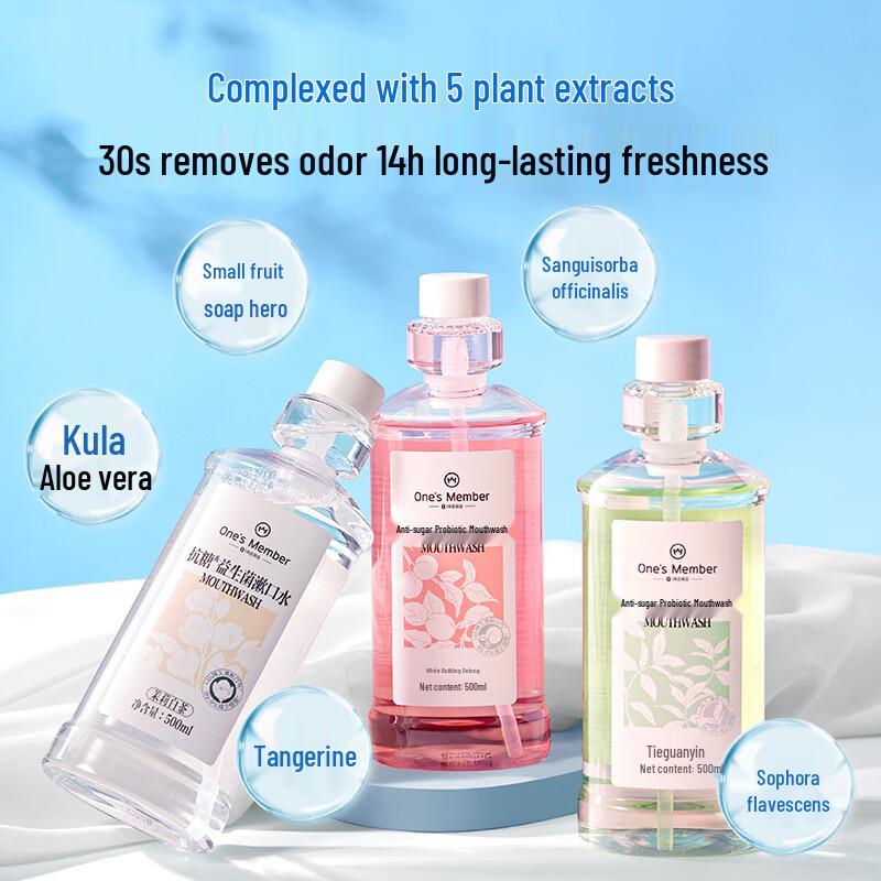 Probiotic Anti-Sugar Alcohol-Free Mouthwash