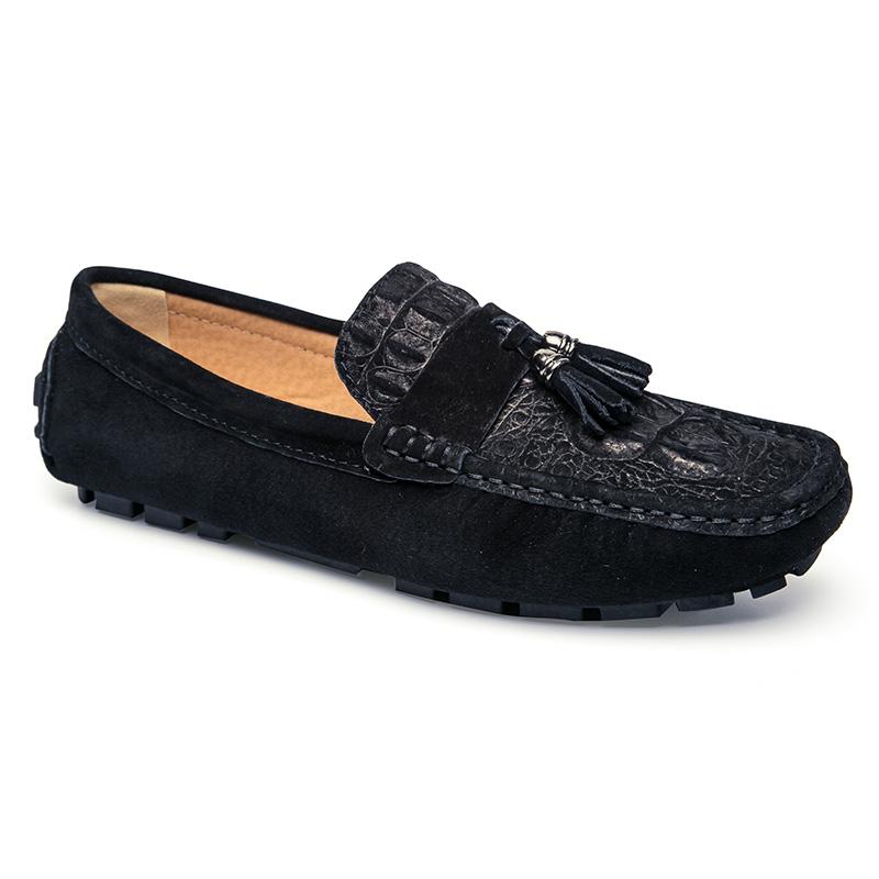 Luxury Designer 2026 New Tassel Loafers Men Casual Shoes Suede Leather Men's Flats Slip On Mens Driving Shoes Moccasins For Man