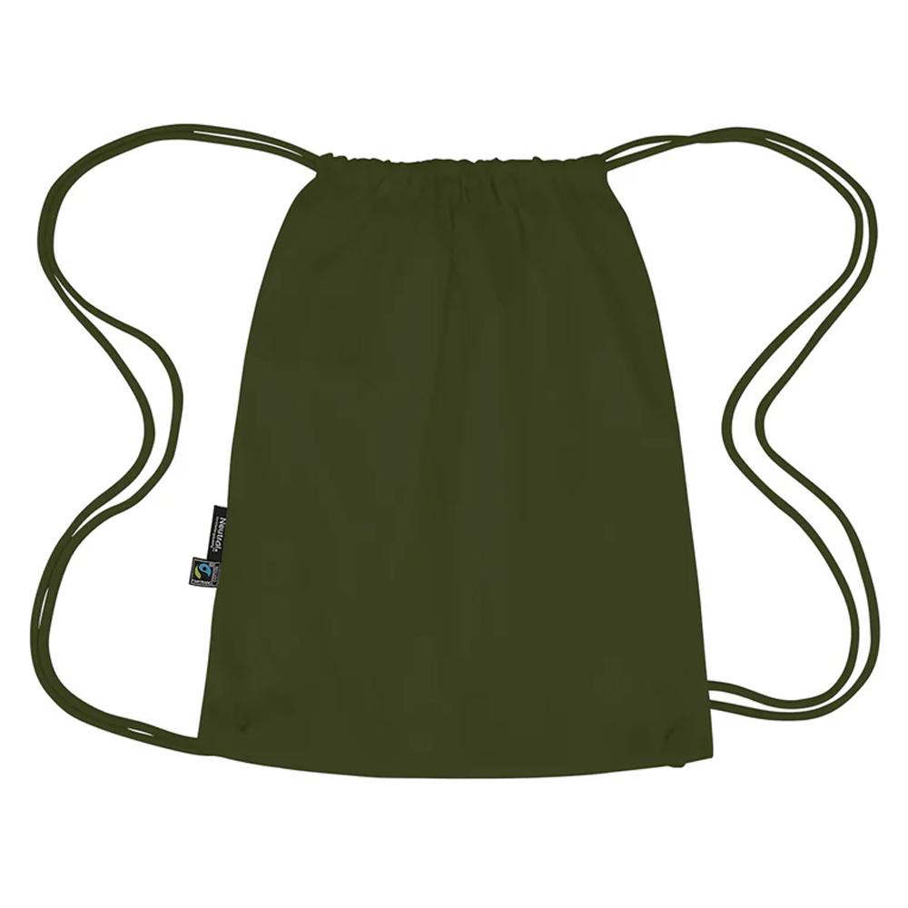 Neutral Plain Gym Drawstring Bag
