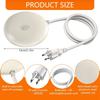 Birdbath Deicer Poultry Water Heater Winter Anti Freeze Drinking Deicer With Temperature Control For Chicken Duck Geese