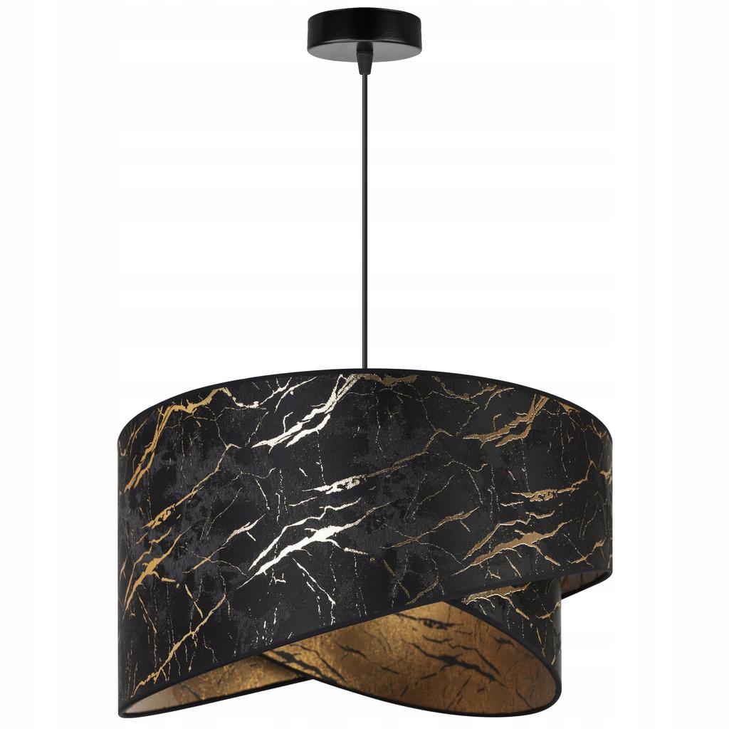 CEILING HANGING LAMP, GOLDEN MARBLE LAMPSHADE