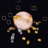 Pcs Silver Charms Gold Jewelry Hair Rings Hair Decorations African Dreadlocks Hair Braid Hair Cuffs