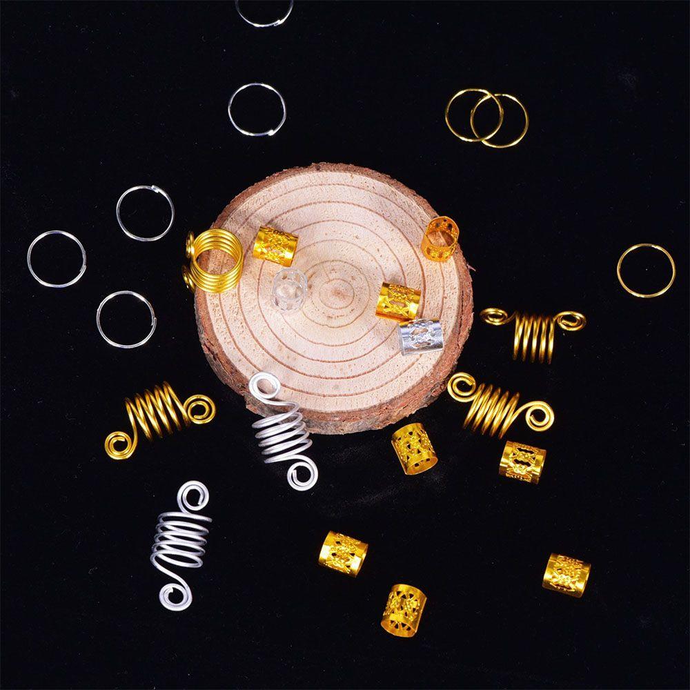 Pcs Silver Charms Gold Jewelry Hair Rings Hair Decorations African Dreadlocks Hair Braid Hair Cuffs