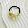 Minimalist Metal Hair Ring - New Korean Style High-End Ponytail Tie Rubber Band.
