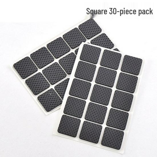 Round Thickened Shock-Absorbing Non-Slip Silicone Foot Pad for Table and Chair