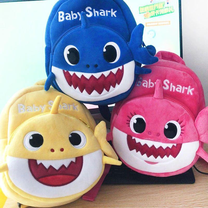 shark plush backpack