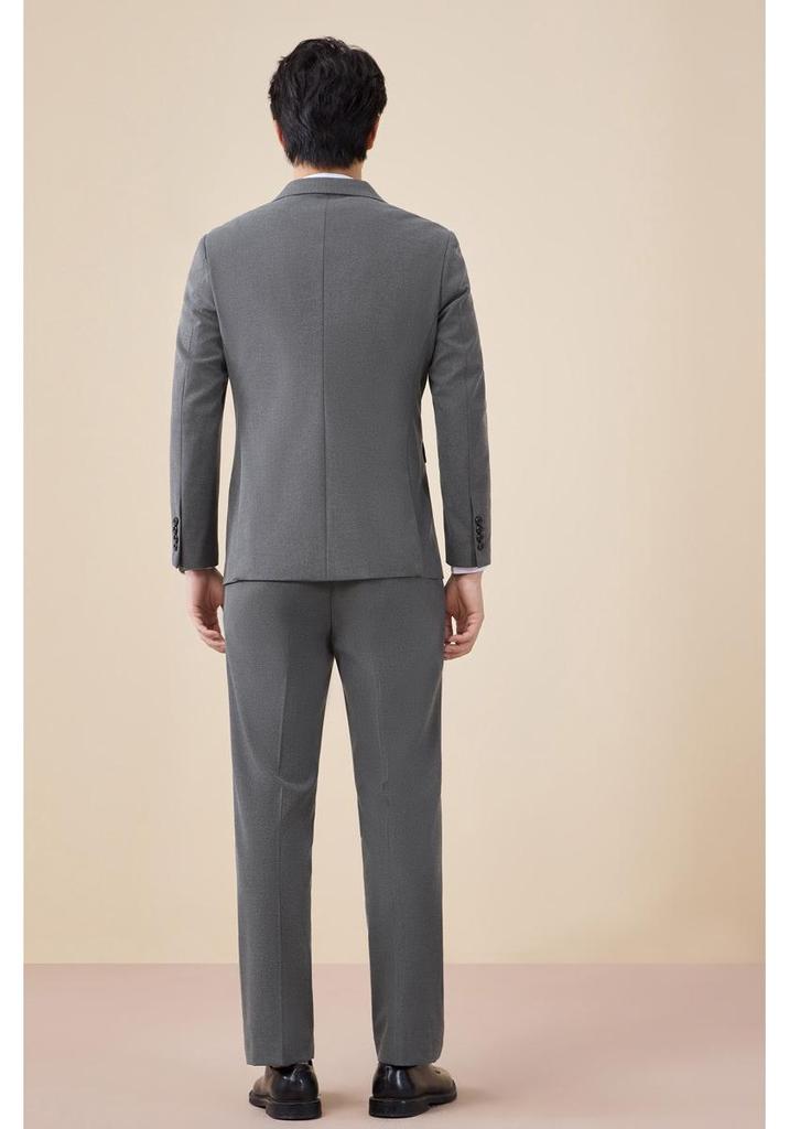 Men's Autumn/Winter Double-Breasted Suit Set - Professional Business Attire for Hotel Managers