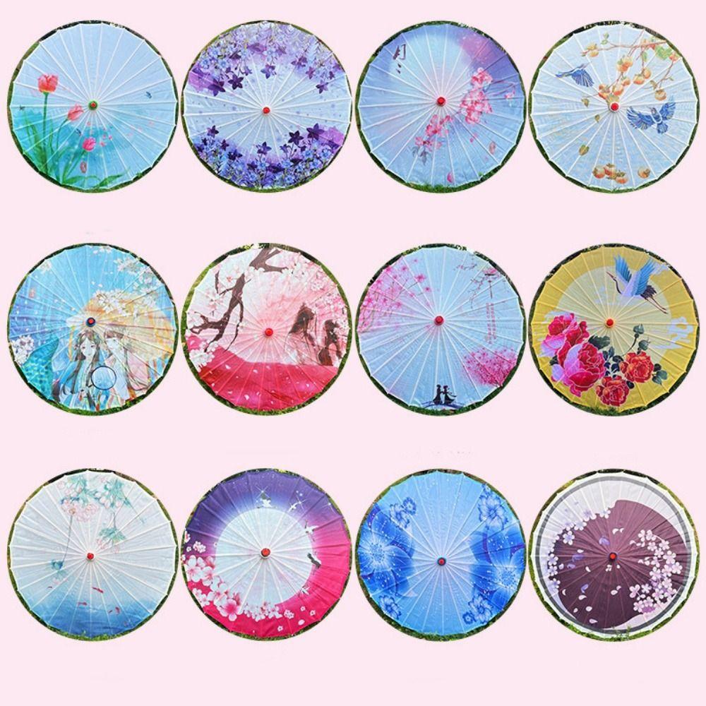 Chinese Antique Style Prop Dance Umbrella Classical Japan Style Umbrella  Dance Performance