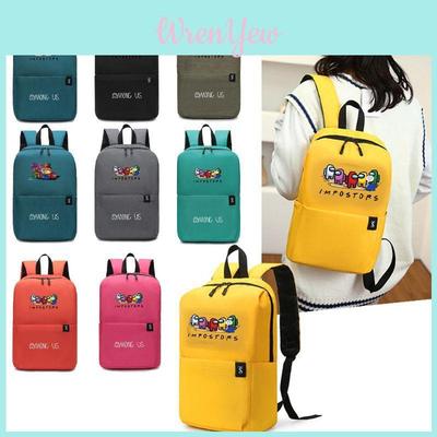 Us Among Visor Backpack Kids Rucksack Crewmate Back To School Bag Sus Impostor