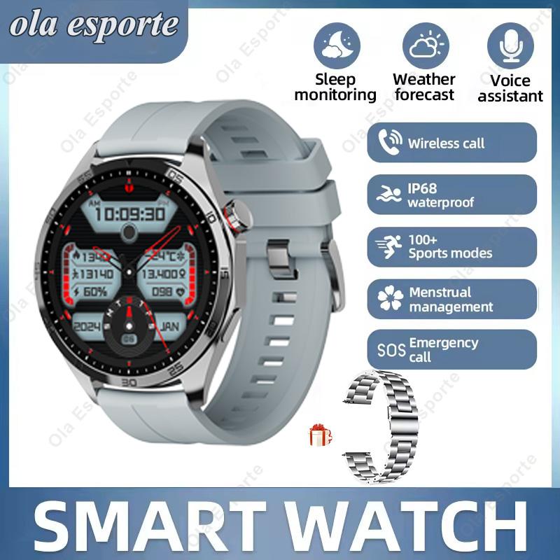 Smart Watch BT Call Health Monitoring Female Menstrual Cycle Reminder SOS GPS Sports Fitness Tracking Smartwatch Men Women