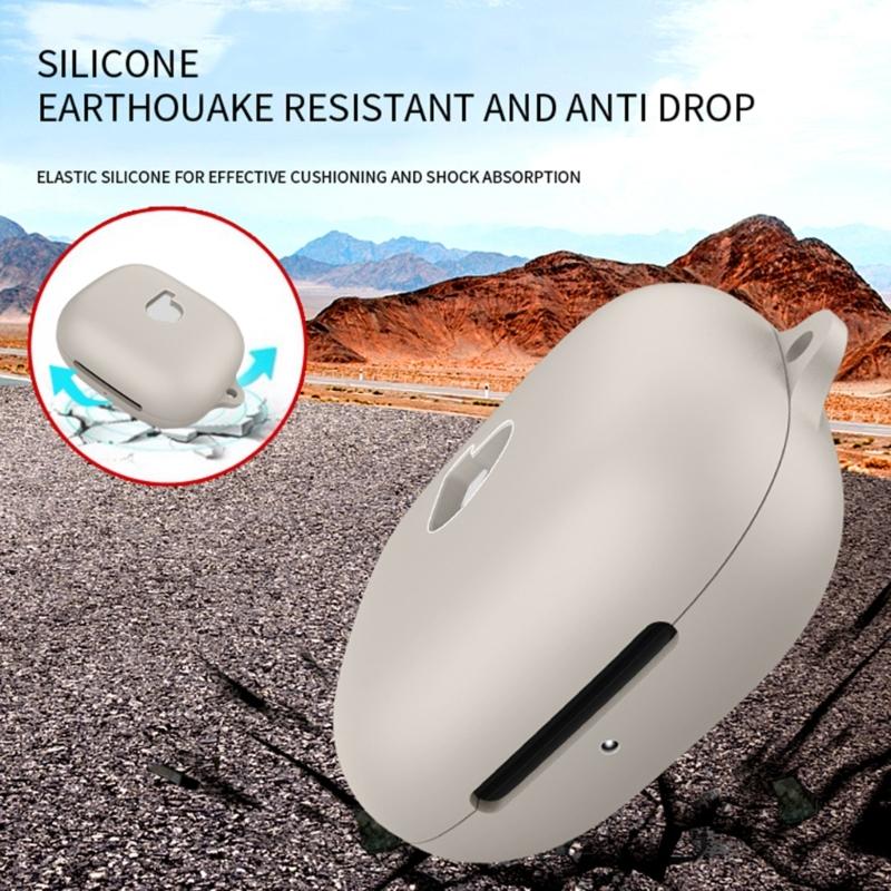 Flexible Silicone Protector Case Housing For Earbud Shockproof Cover Scratch Resistant Sleeve Enhancing Durability Grip