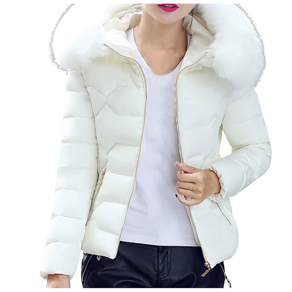 Dámská móda, jednobarevná bavlněná bunda s dlouhým rukávem a kapucí