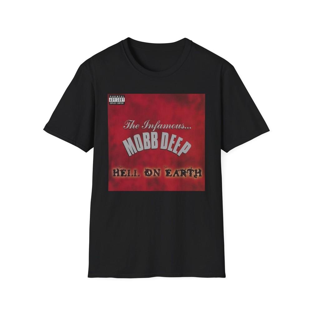 Mobb Deep TShirt Hell On Earth Shirt Hip Hop Tee Mobb Deep Hell On Earth Fan Unisex T-Shirt L