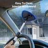Car Windshield Cleaning Brush With Extendable Handle And Microfiber Cloth For Streakfree Glass Cleaning
