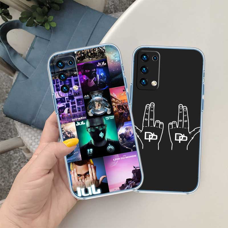 RE41 Julien Mari Jul Transparent Phone Case for Motorola Moto G7 G8 G9 G84 G85 G73 G24 G15 Z2 Play Power Plus