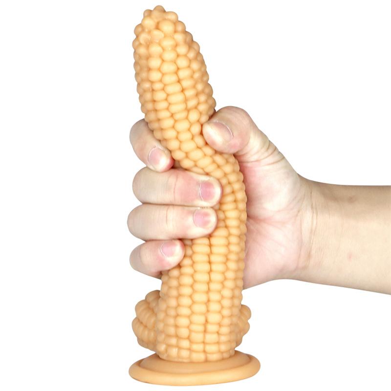 Kukuřičný penis anální kolík Vegetable Penis Simulation Big Dildo Produkty pro dospělé Ženy Masturbační zařízení Sexuální produkty pro dospělé