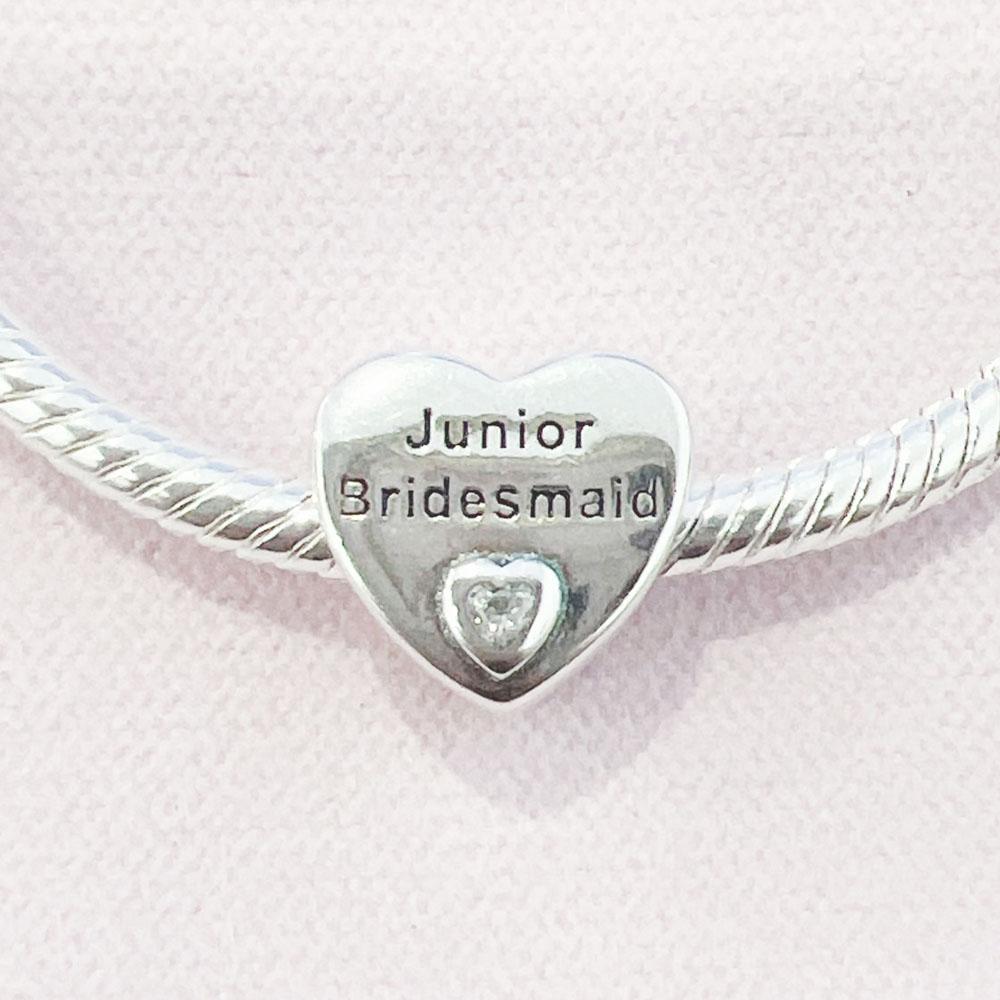 Original 925 Silver Auntie Niece Husband Heart Charm Bead Fit Bracelet Women DIY Jewelry Gift