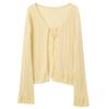 Women's Lyocell Blend V-Neck Knit Cardigan