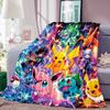 Pokémon Pikachu Series Flannel Blanket—Soft To the Touch, the Perfect Choice for Home Relaxation; an Excellent Gift for Pokémon