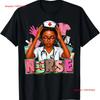 Black History Month African American Nurse For Melanin Unisex T Shirt Vintage Graphic Versatile