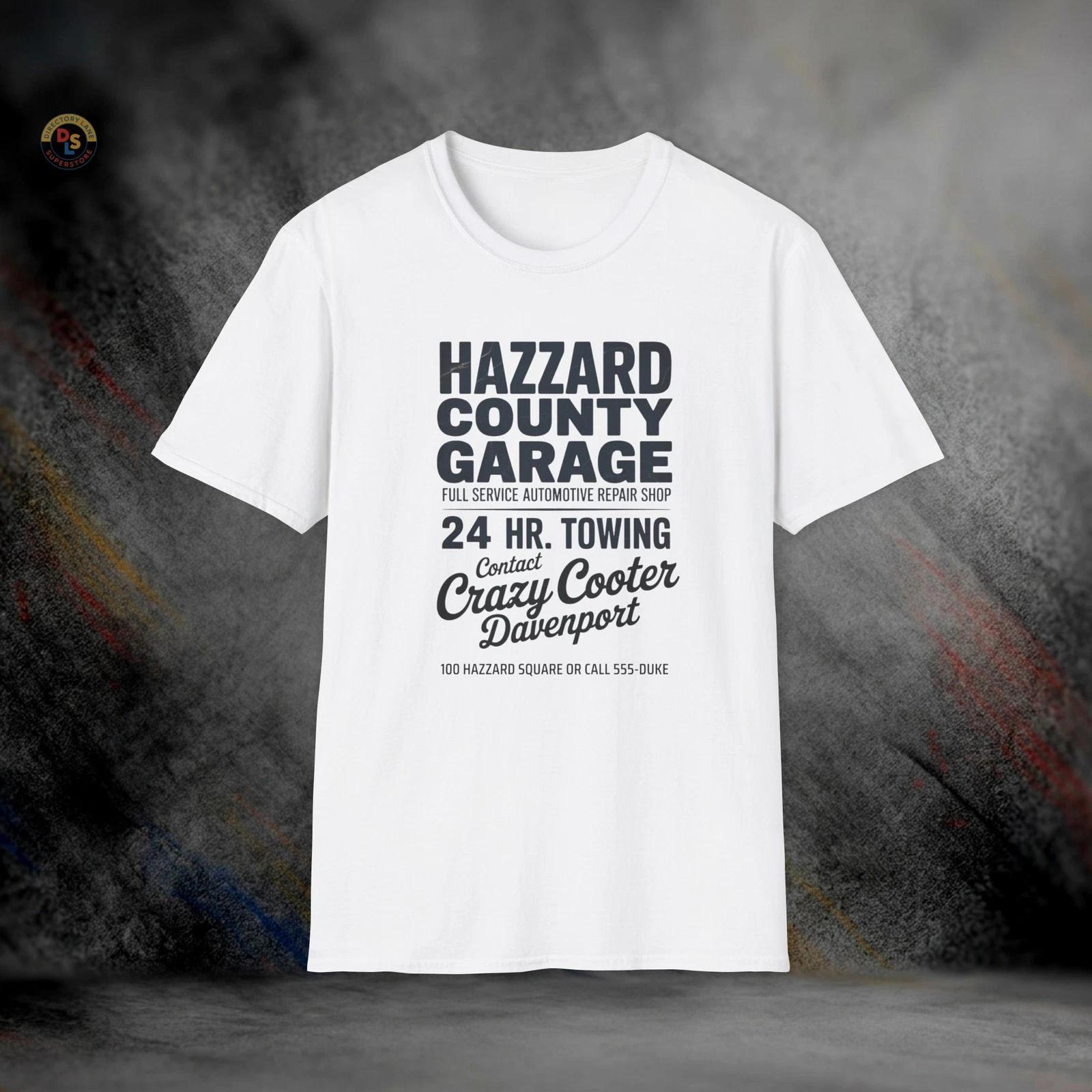 Hazzard County Garage Cooter Dukes of Hazzard T-Shirt | Softstyle Tee M