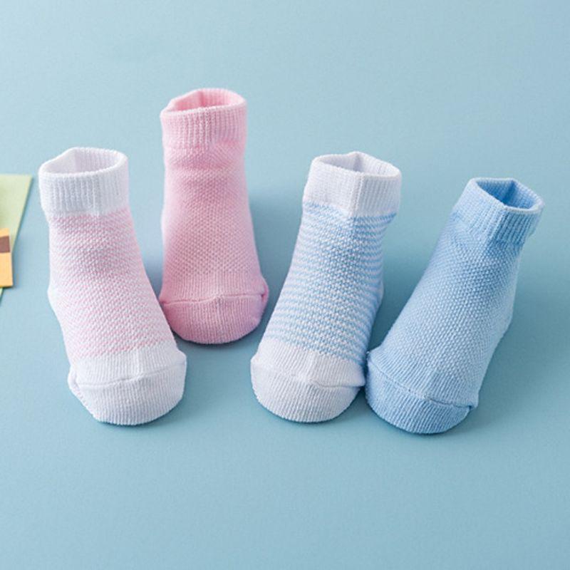 4 Paare Kinder Kleinkinder Baby Neugeborene Socken Handschuhe Kratzschutz Atmungsaktiv Elastizität Schutz Gesichtshandschuhe Duschgeschenk