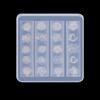 Multipurpose 3D Nail Art Silicone Mould with Butterfly and Moon Patterns Decoration for Crafting Unique Acrylic Nails