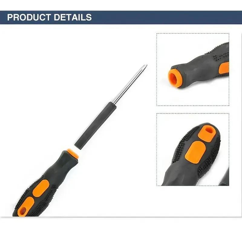 8-in-1 Mini Screwdriver Set Multi-Functional Interchangeable Phillips Flathead Bits Portable Aluminum Alloy Tool