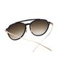 Maseuka Free2_Onda 03B/Br Free2 Onda Black Rose Gold Brown Lenses