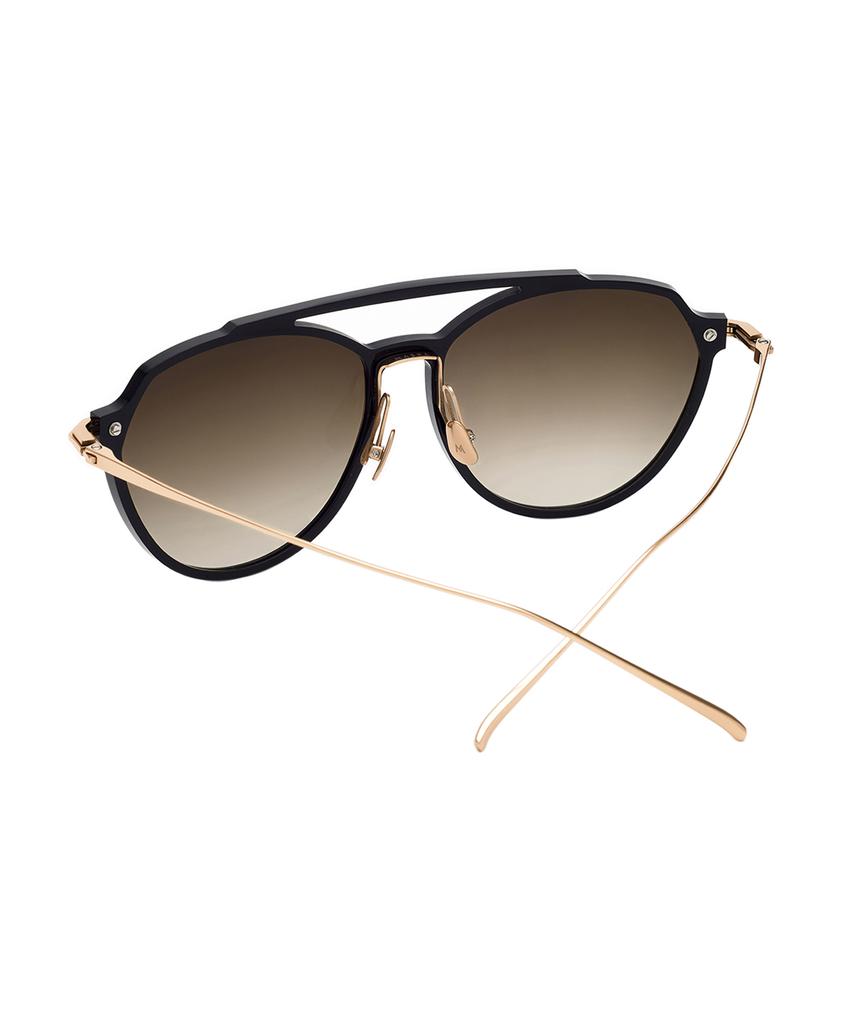 Maseuka Free2_Onda 03B/Br Free2 Onda Black Rose Gold Brown Lenses