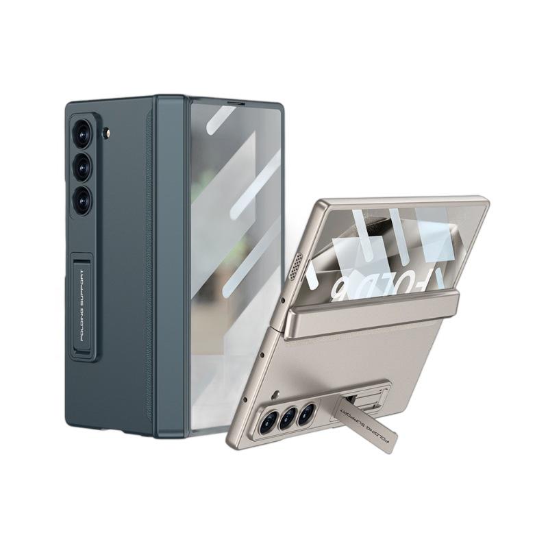 Samsung ZFold6 Magnetisches Scharnier Case: Vollständige Abdeckung, Integrierte Folie & Hartschalen-Halterung