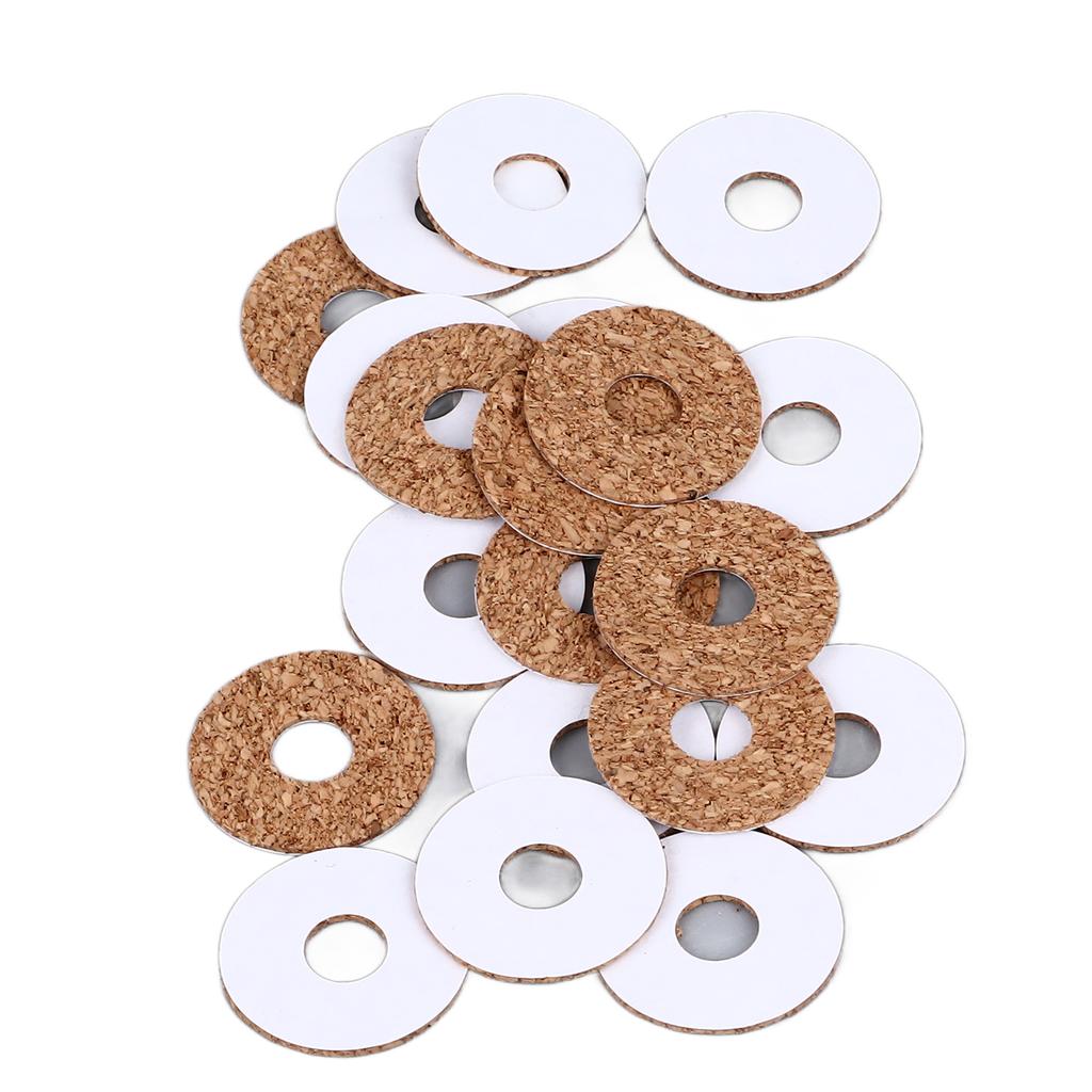 20 Pcs Guitar Pick Grip Non Slip Sweat Proof Stable Control Cork Guitar Pick Handle for Precise