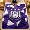 Flannel BlanketAnderlecht FC Warm Soft Throw Blanket for Indoor Sofa Bed Living Room Use