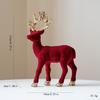 Christmas Champagne Silver Red Christmas Deer Holiday with Single Product Window Scene Christmas Tree Decorations  New