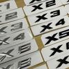 Kompatibler BMW X Serie Heckemblem-Aufkleber: X1-X7 Schwarze Heckbeschriftung