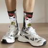 Winter Warm Retro Women Men Dandadan Lucky Turbo Granny Socks Anime Non-slip Basketball Socks