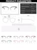 Vintage Metal Cat Eye Glasses Frame Women Cat-Eye Retro Luxury Eyeglasses Frame Brand Designer Computer Literature Glasses