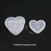 Heart and Round Silicone Mold for DIY Crystal Resin Storage Box