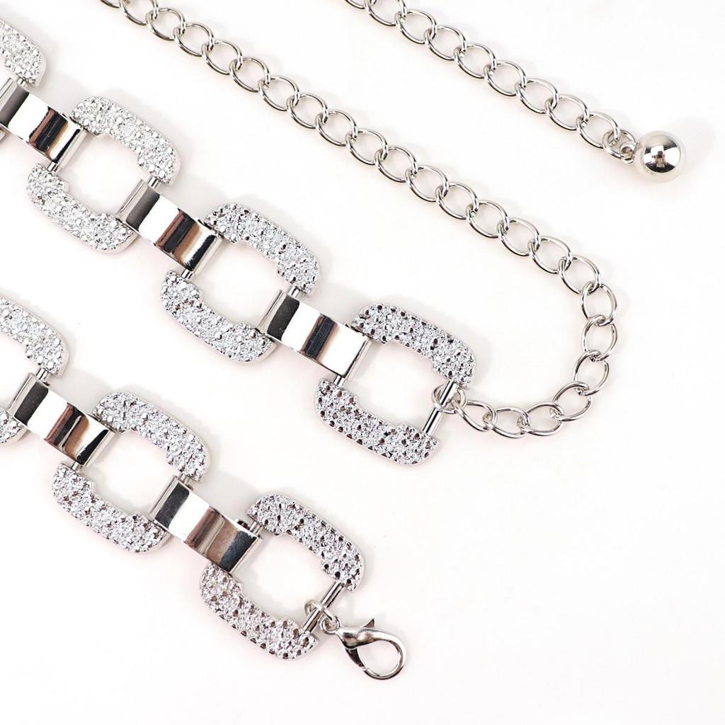 Elegant European and American Metal Waist Chain: Women's Luxury Jewelry Accessory