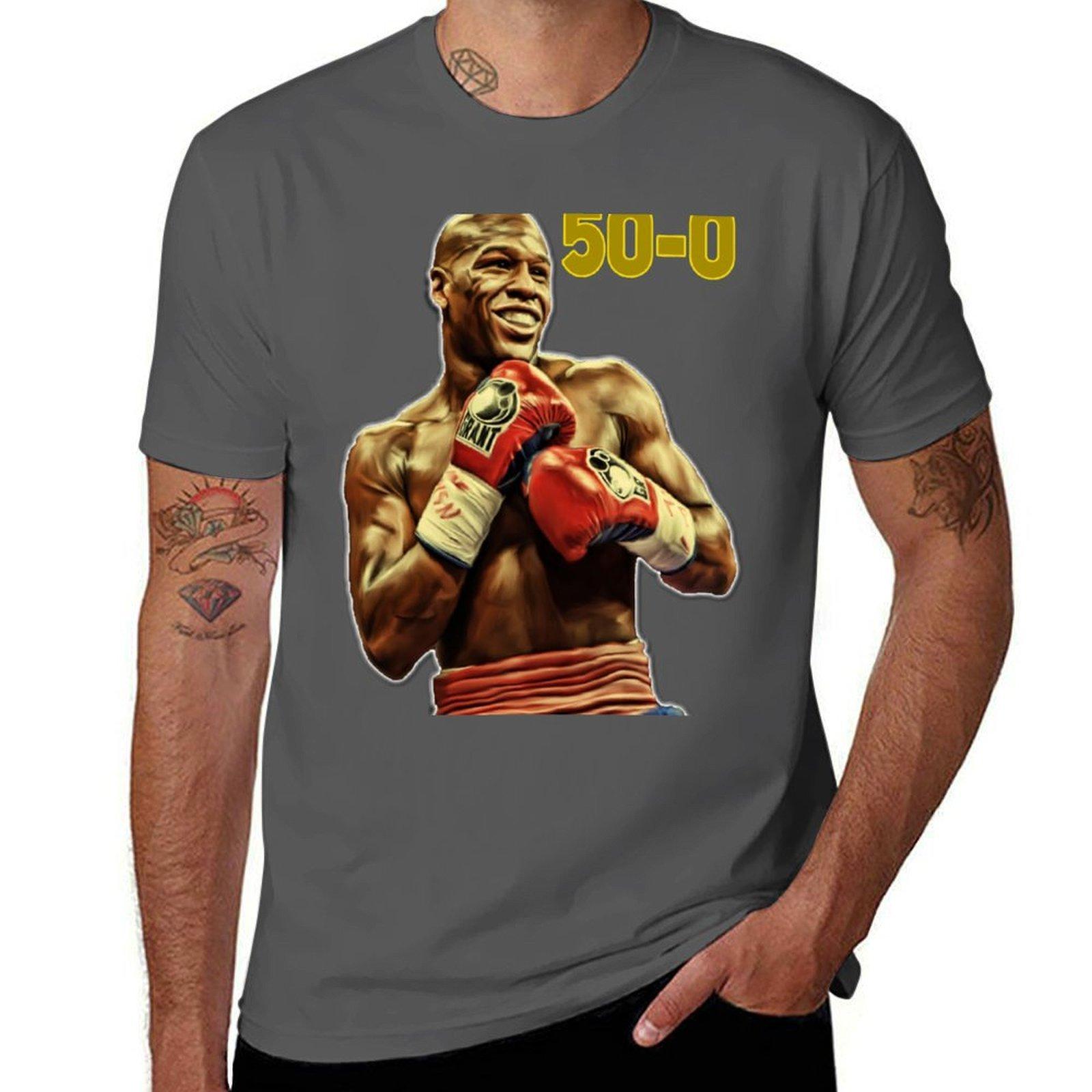 

500 Floyd Mayweather Classic TShirt Festival Casual Short Sleeve 4XL
