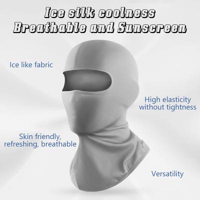 Motorcycle Face Mask Outdoor Cool Sunscreen Balaclava Lycra Moto Biker Wind Cap Mask Windproof Bicycle Cycling Headgear